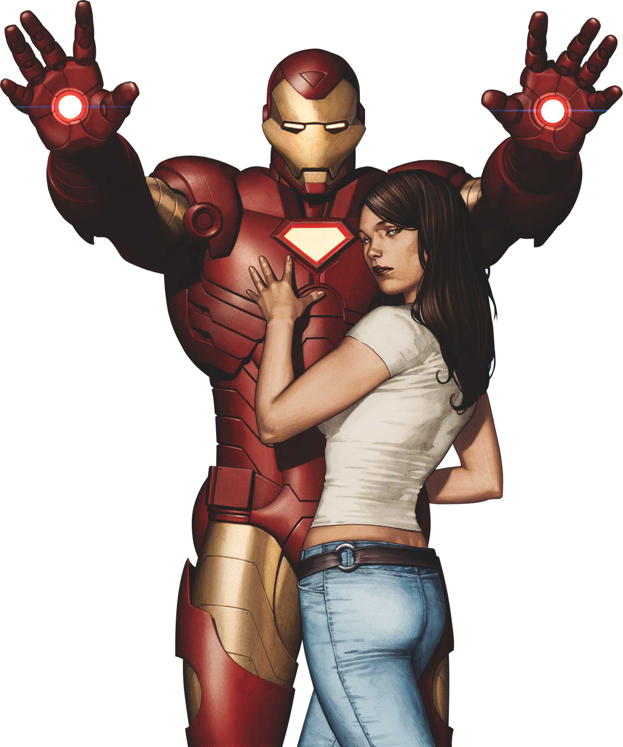 Iron Man Extremis Director's Cut 4 (1222x1466), Png Download