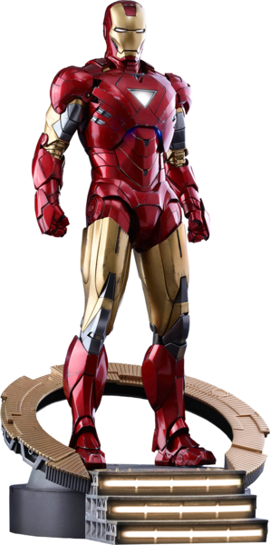 Share This Image - Figurine Iron Man Metal (298x600), Png Download