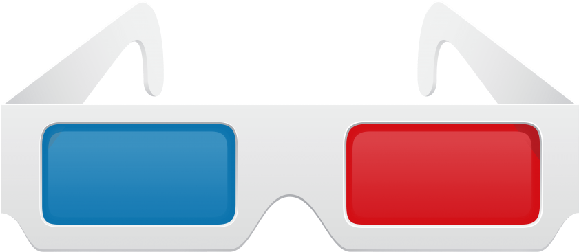 Free Png Cinema 3d Glasses Png Images Transparent - Portable Network Graphics (850x370), Png Download