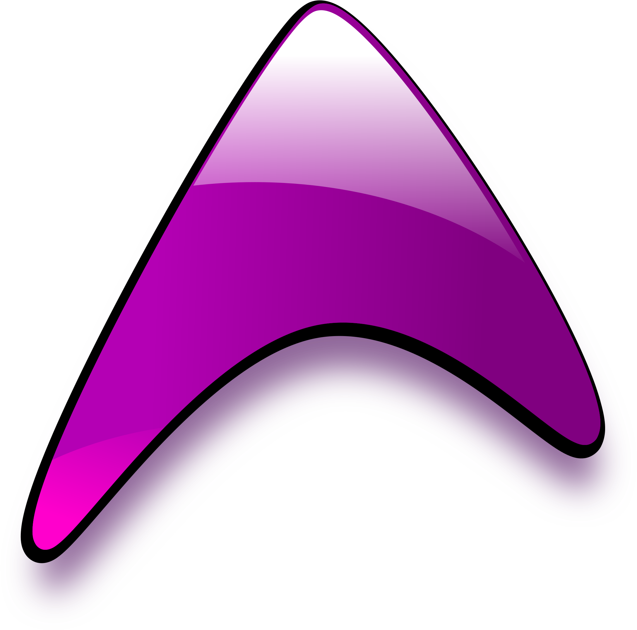 This Free Icons Png Design Of Glossy Up Arrow (2400x2400), Png Download