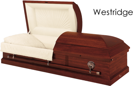 Westridge - Batesville Langdon Cherry Casket (490x300), Png Download