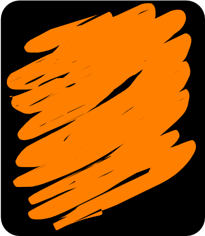 Orange Clip Art - Yellow Crayon Scribble (600x471), Png Download