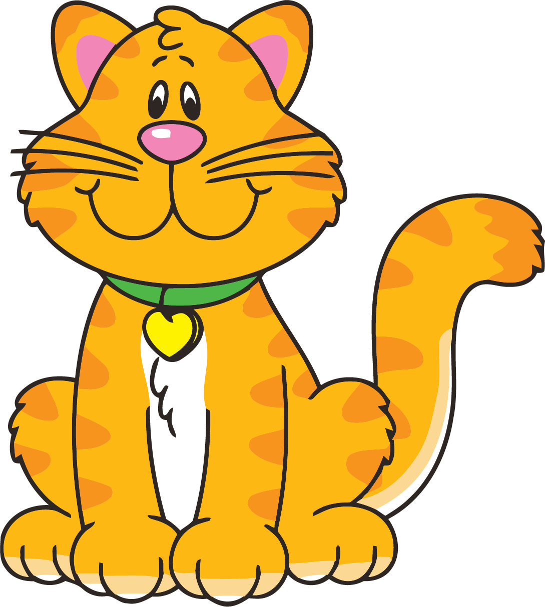 Golden Rod Cat Clipart Png - Clipart Pictures Of Cat (1089x1214), Png Download