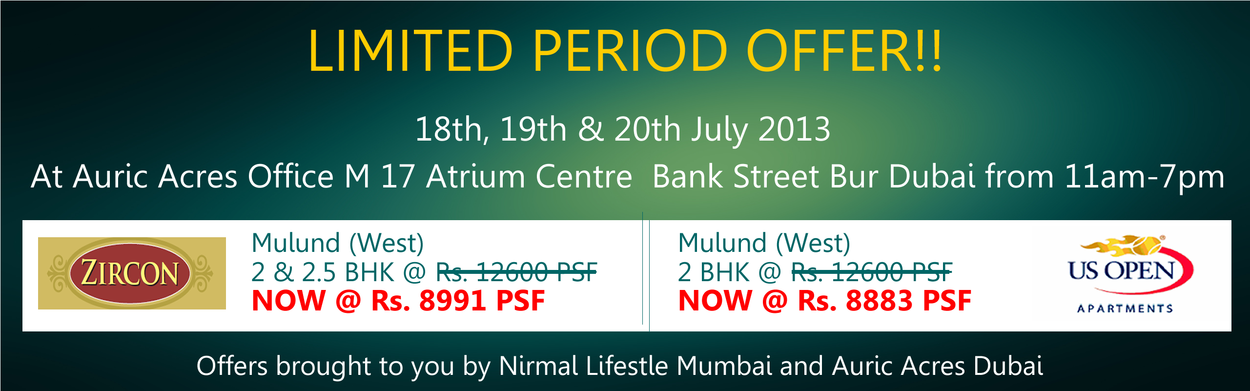 Nirmal Web Banner Offer - Us Open (tennis) (2560x1600), Png Download