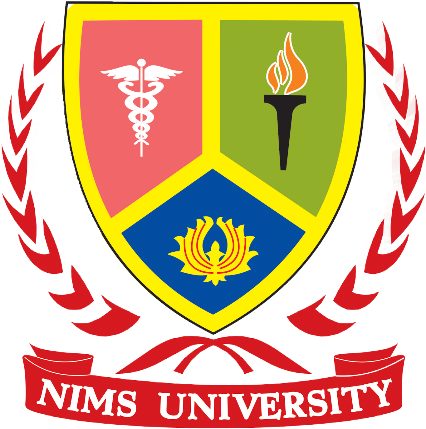 Nims University Rajasthan, Jaipur - Nims University Jaipur Logo (1600x1600), Png Download
