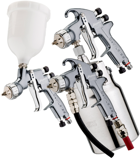 Devilbiss Advance Hd Conventional Spray Gun - Devilbiss Advance Hd Compliant Air Spray Gun - Pressure (550x550), Png Download