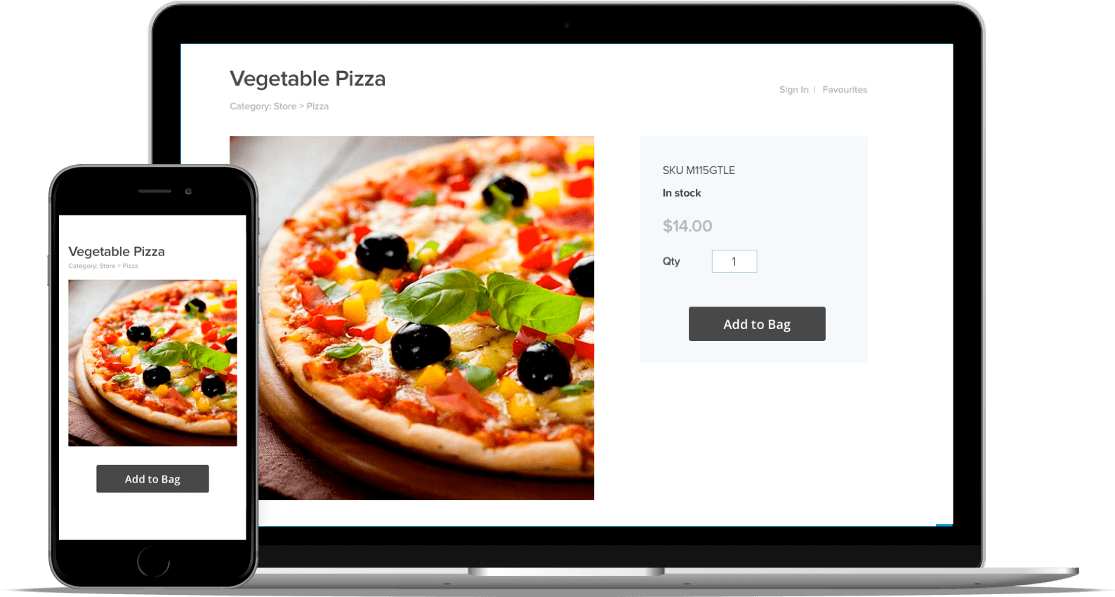 Focus On The Food - Online Restaurant (1600x850), Png Download
