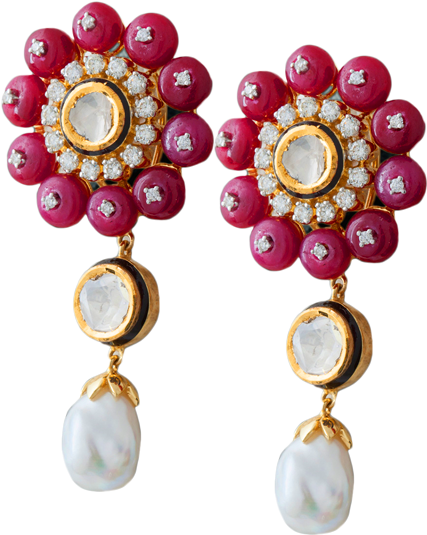 Earrings (800x549), Png Download
