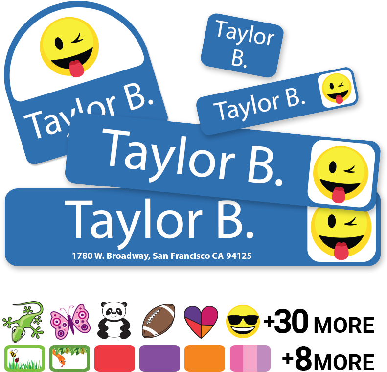 Camp Labels For Sleepaway Camp & Day Camp - Solid (800x800), Png Download