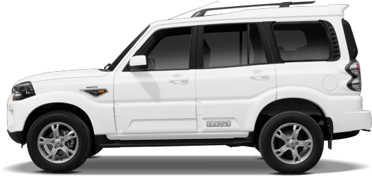 Siwan Tractors Siwan Tractors Siwan Tractors Siwan - Scorpio Top Model Black Colour (700x380), Png Download