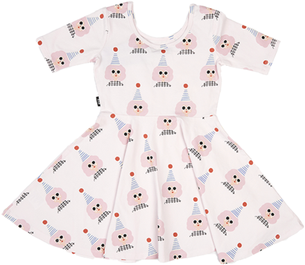 S18 Rock Your Kid Party Girl Waisted Dress - Dress (480x480), Png Download