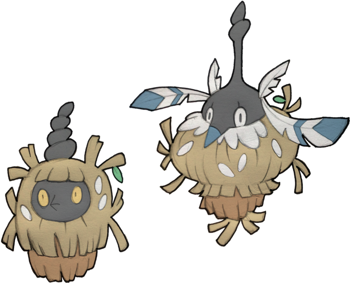 Nest Clipart Gets The Worm - Wormadam Without Cloak (800x642), Png Download