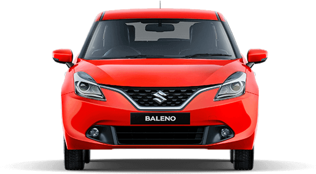 Baleno Red Car Front Views - Maruti Suzuki Baleno Price In Kharagpur (1090x536), Png Download