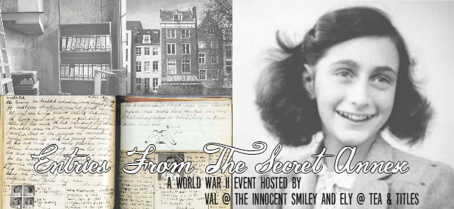 I Just Want To Thank Everyone For Participating In - Anne Frank (650x300), Png Download