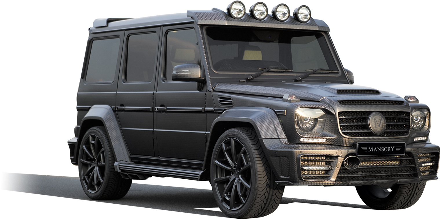 Gronos Black Edition - Mercedes G Class Mansory (1756x800), Png Download