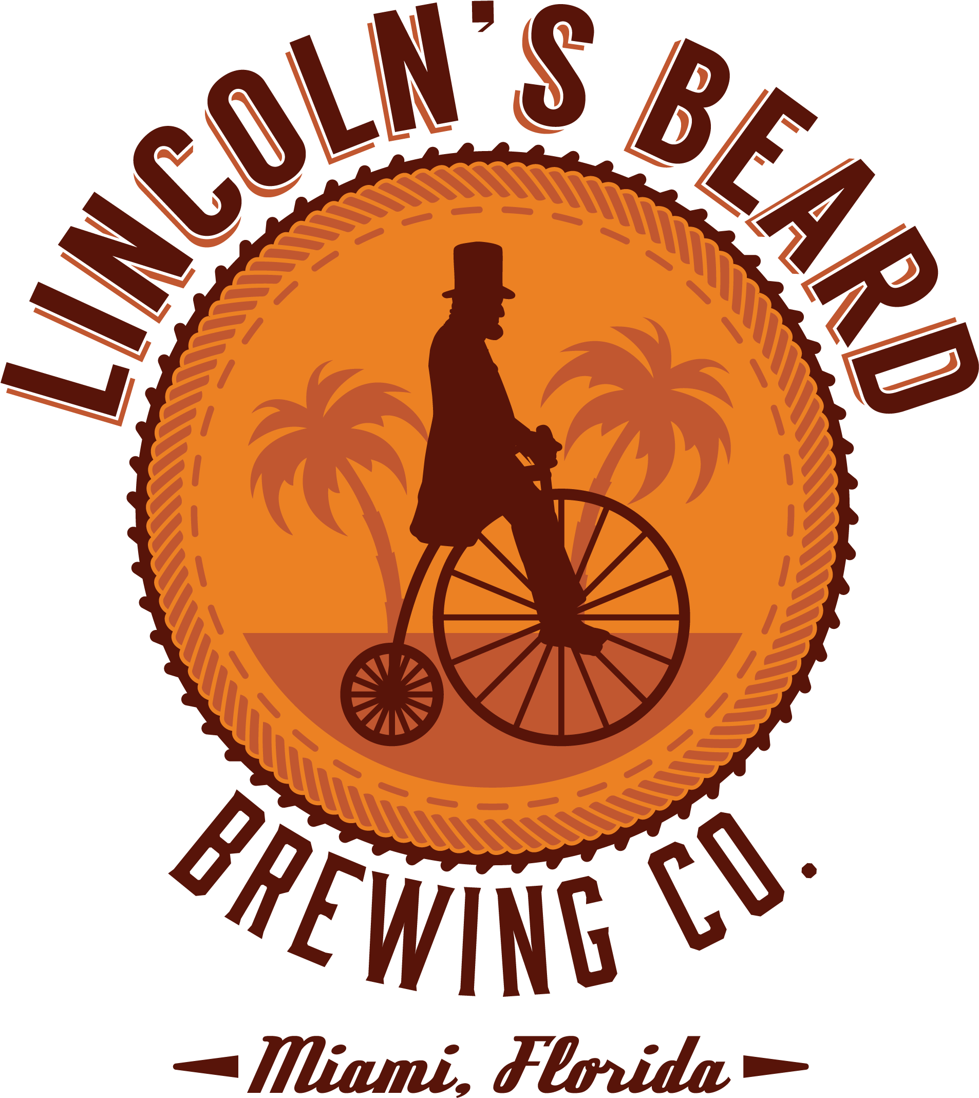 Lincoln's Beard Brewing - Lincoln's Beard Brewery Miami (2550x2550), Png Download
