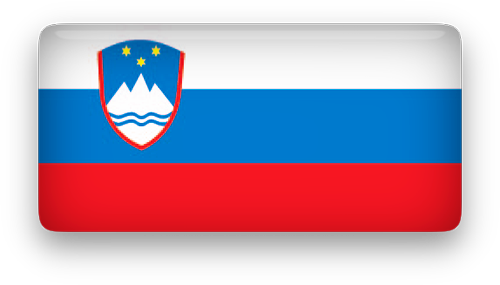 Flag Clipart Slovenian - Slovenia Flag (500x285), Png Download