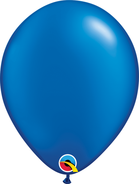 Pearl Sapphire Blue, Qualatex 11" Latex Balloon - Qualatex Pearl Sapphire Blue (452x599), Png Download