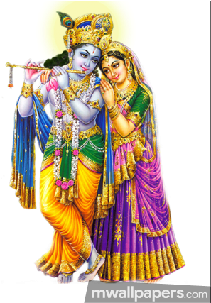 Download Radha Krishna Hd Photos/wallpapers - Happy Krishna Janmashtami PNG  Image with No Background 