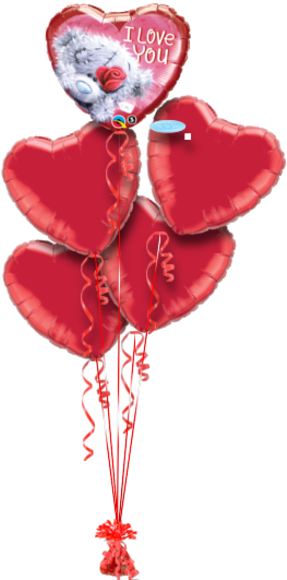 Me To You Tatty Teddy Love You Sorry Balloon - Romantic Me To You Teddy Bear And Balloon Gift (286x686), Png Download