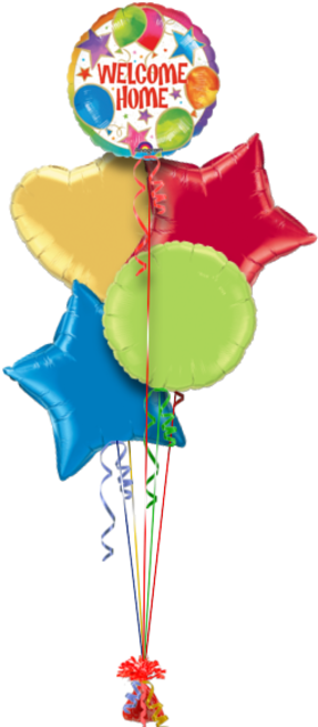 Welcome Home Congratulations Balloon - Happy Birthday Hot Air Helium Balloon (286x686), Png Download