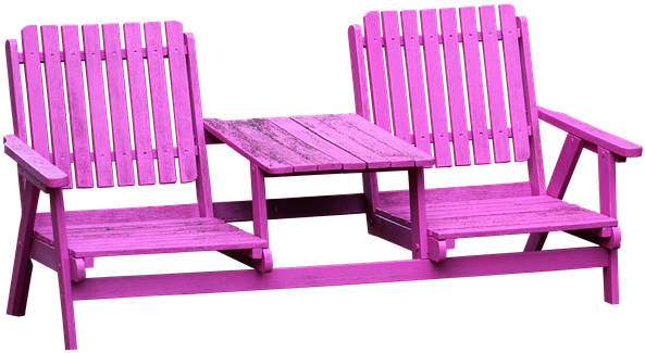 Chairs, Garden Chairs, Seating Furniture - Muebles De Madera Pintura (623x340), Png Download