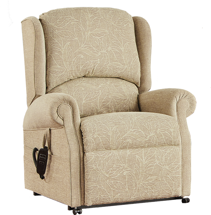 Sitting Pretty Linby Dual Motor Petite Fabric Riser (700x816), Png Download