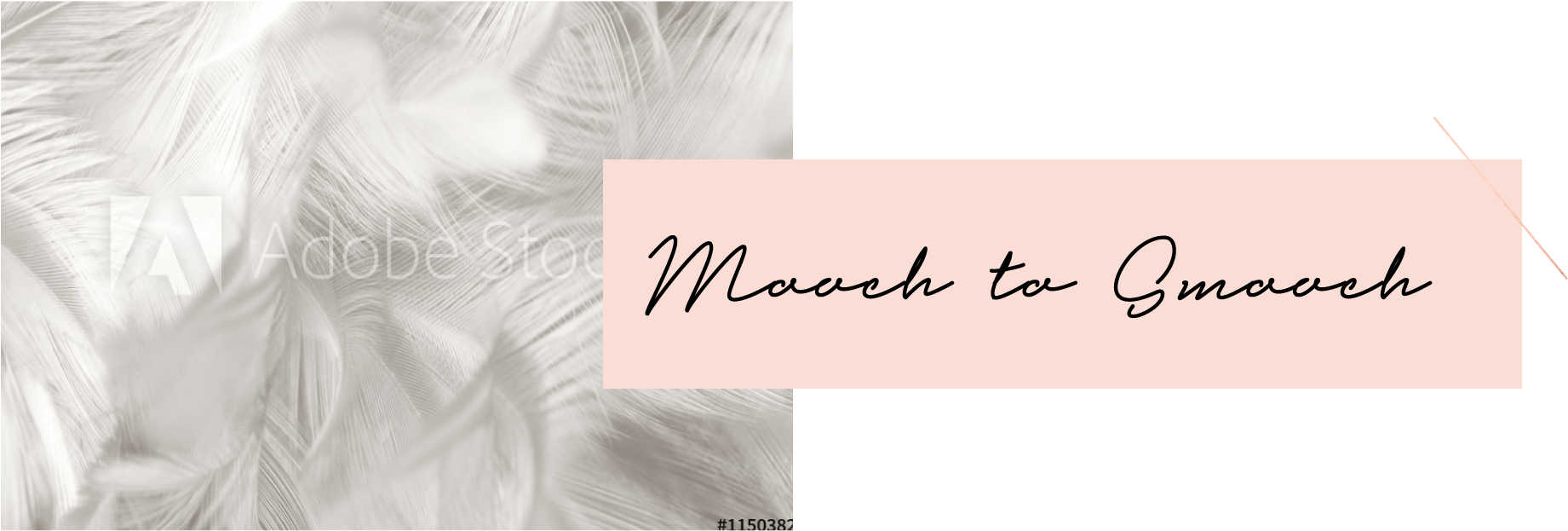 Mooch To Smooch - Calligraphy (1900x632), Png Download