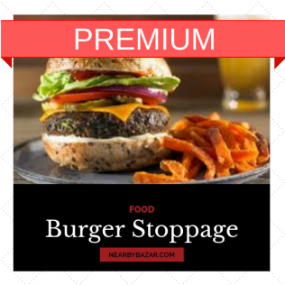 Burger Stoppage Online Food Order In Moradabad - Flyer (600x315), Png Download