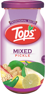 Mixed - Tops Pickle Jar, Mixed, 1kg (404x404), Png Download
