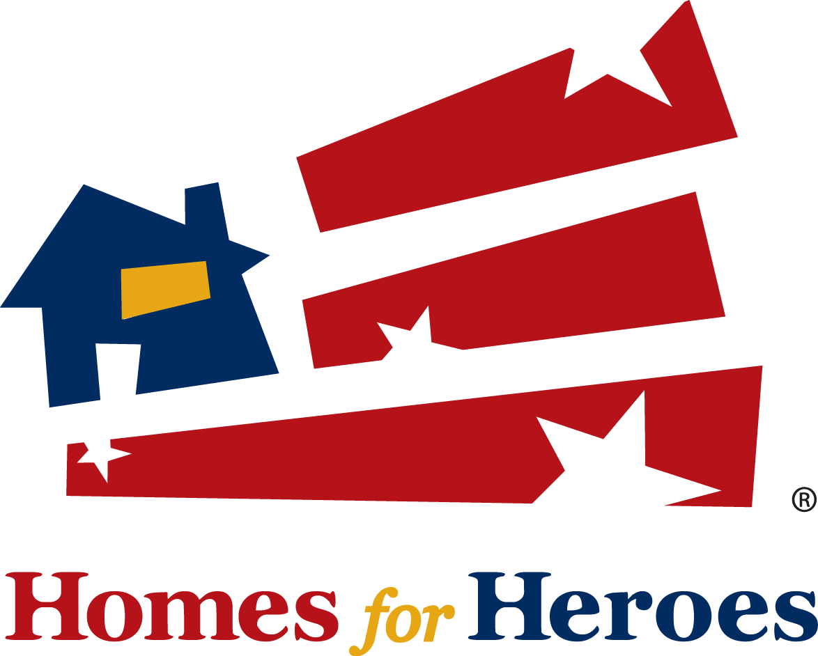 Homes For Heroes Logo (1174x942), Png Download