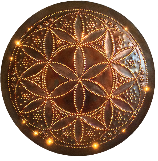 Seed Of Life Copper Lightmandala - Copper (690x690), Png Download