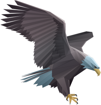 The Fraternal Order Of Eagles Was Founded On February - Low Poly Eagle (350x364), Png Download