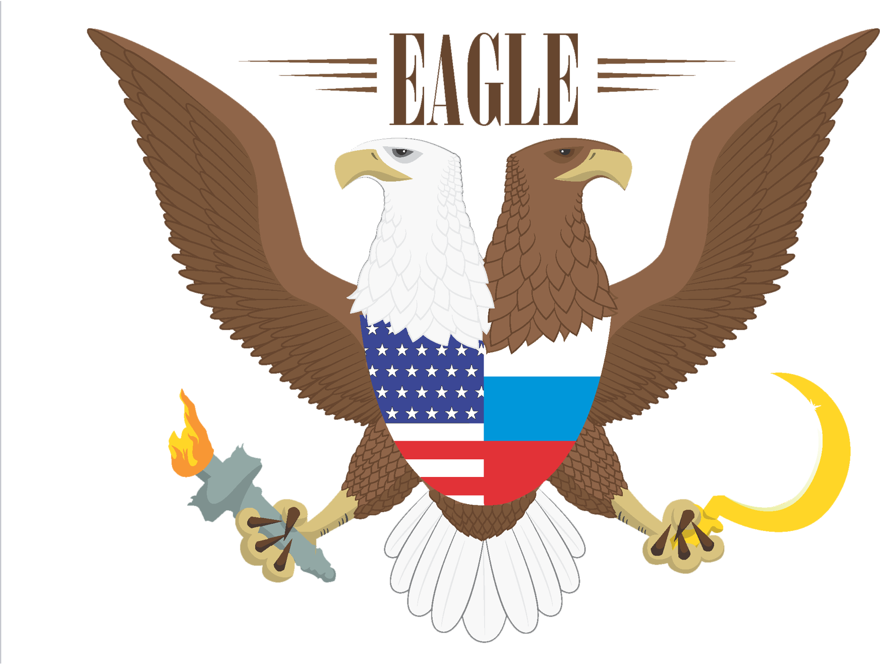Eagle Travel - T-shirt (1920x1376), Png Download