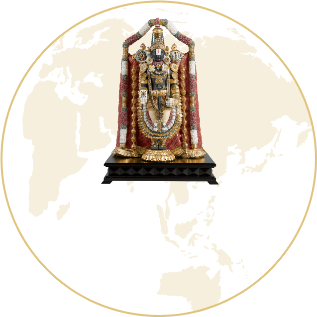 Lord Balaji - Lladro Balaji (650x650), Png Download