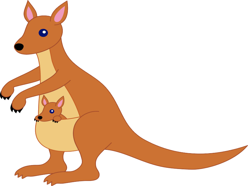 Kangaroo Cartoon Png Free Download - Clipart Picture Of Kangaroo (830x623), Png Download