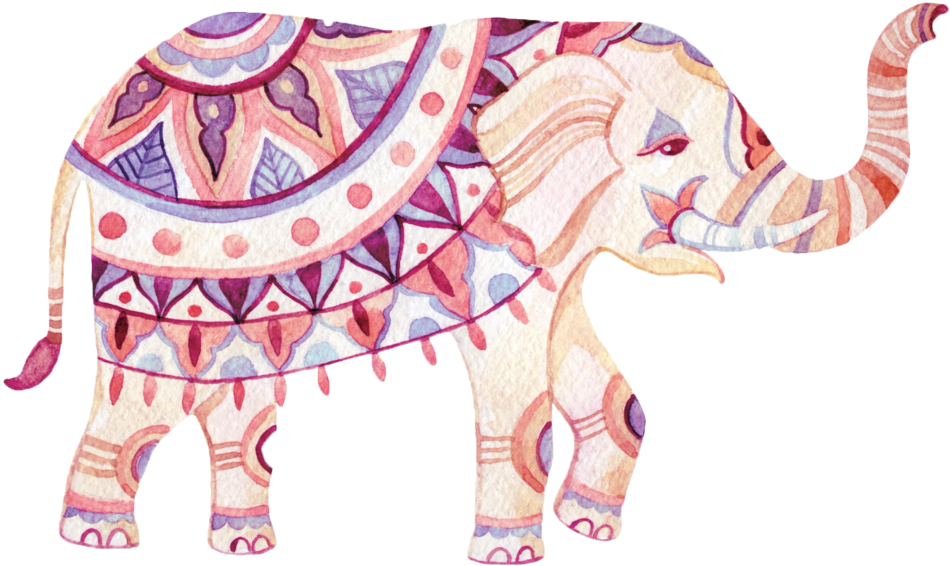 Logo Elephant - Elefantes Para Colorear Mandala (1000x690), Png Download