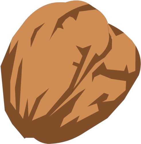 Walnut - Walnut Clipart Png (500x500), Png Download