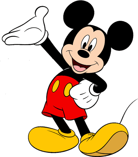 Mickey Mouse And Friends - Cartoon Characters Mickey Mouse (500x591), Png Download