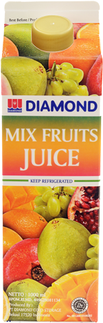 Diamond Juice Mix Fruit 946 Ml - Mix Fruit Juice Diamond (500x500), Png Download