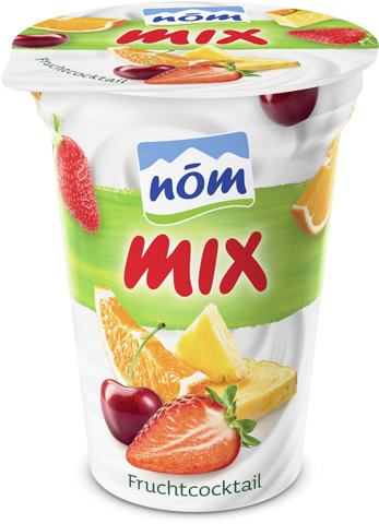 Nöm Mix Fruit Cocktail - Nöm Mix Joghurt (400x570), Png Download