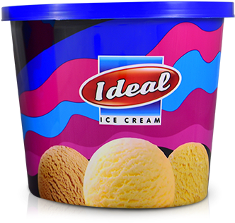 5 Litre Containers - Ideal Ice Cream (465x371), Png Download