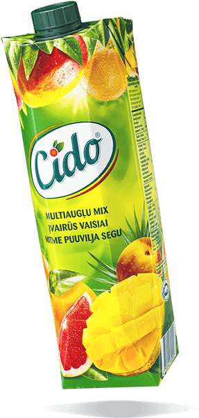 Multi-fruit Mix Juicy Drink - Cido (297x600), Png Download