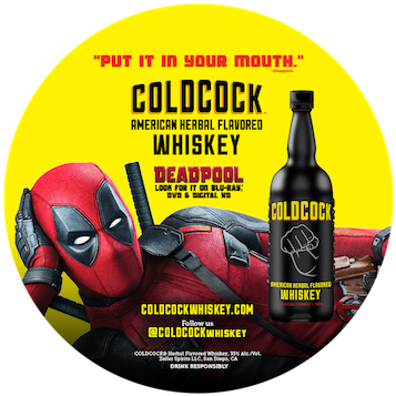 Coldcock American Herbal Whiskey Has Partnered With - Deadpool (blu-ray/uv) Starring Ryan Reynolds (dvd) (468x468), Png Download