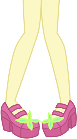 Fluttershy's Dress Shoes - Fluttershy (353x479), Png Download