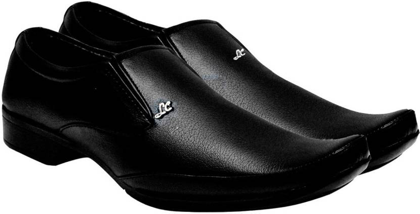 Shoe Island ® Premium Class Black Leatherette Slip-on - Party Wear Shoes Men (832x832), Png Download