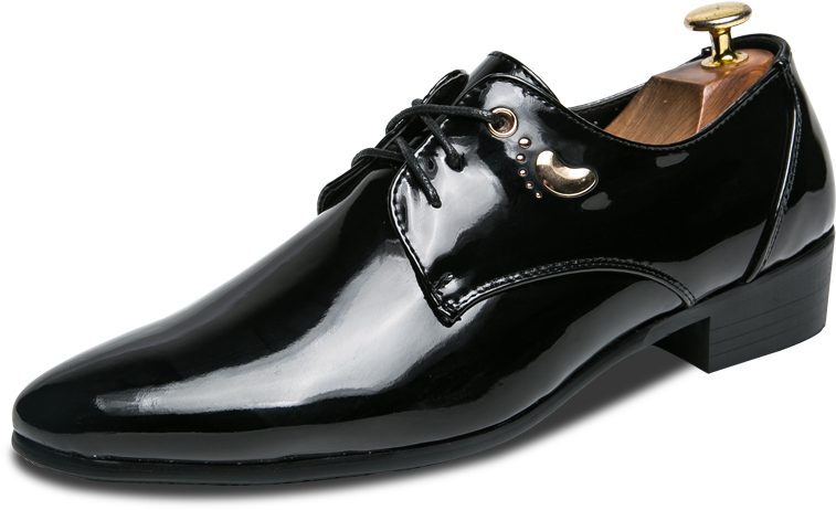 Men's Casual Fashion Leather Sneaker Oxford Dress Shoes - Men's Professional Shoes (800x800), Png Download