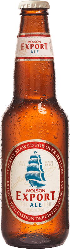 Molson Export Bottle - Molson Export (230x800), Png Download