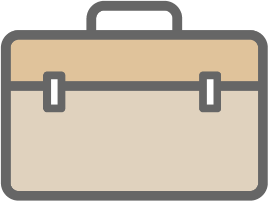 Clip Transparent Stock Briefcase Clipart Business - Work Bag Clipart Png (640x640), Png Download