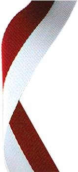 Red/white Woven Ribbon - Red White Ribbon Png (464x348), Png Download